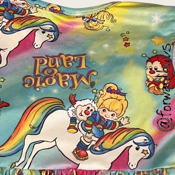 Rainbow Brite “Magic Land” Long Sleeve Dress – Size 2XL (6–7T) - Picture 6 of 9